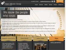 Tablet Screenshot of chiefofficersgroup.com